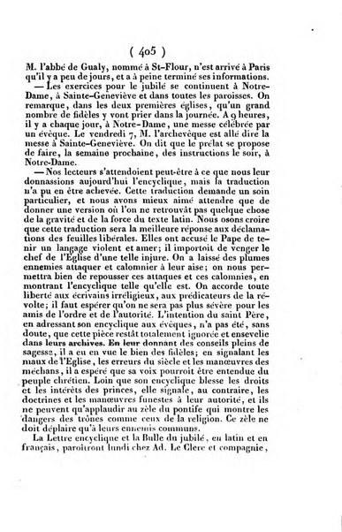 L'ami de la religion et du roi journal ecclesiastique, politique et litteraire