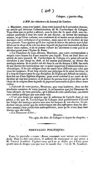 L'ami de la religion et du roi journal ecclesiastique, politique et litteraire