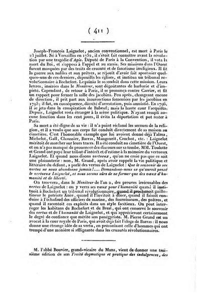 L'ami de la religion et du roi journal ecclesiastique, politique et litteraire