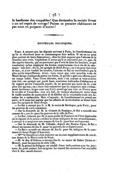 L'ami de la religion et du roi journal ecclesiastique, politique et litteraire