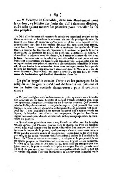 L'ami de la religion et du roi journal ecclesiastique, politique et litteraire