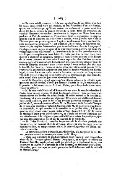 L'ami de la religion et du roi journal ecclesiastique, politique et litteraire