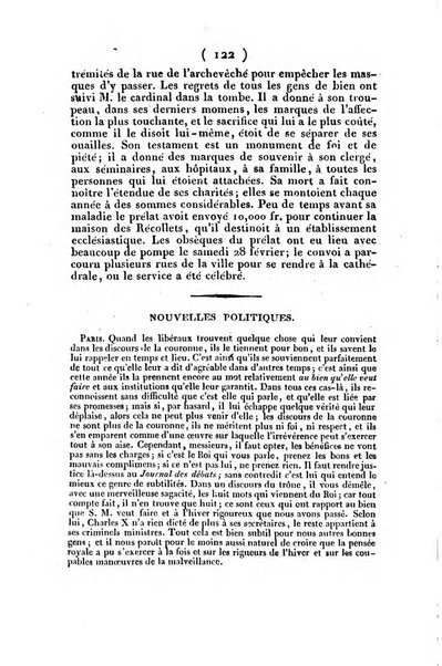 L'ami de la religion et du roi journal ecclesiastique, politique et litteraire