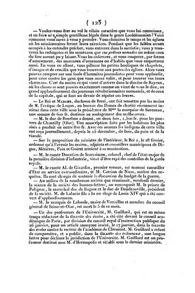 L'ami de la religion et du roi journal ecclesiastique, politique et litteraire