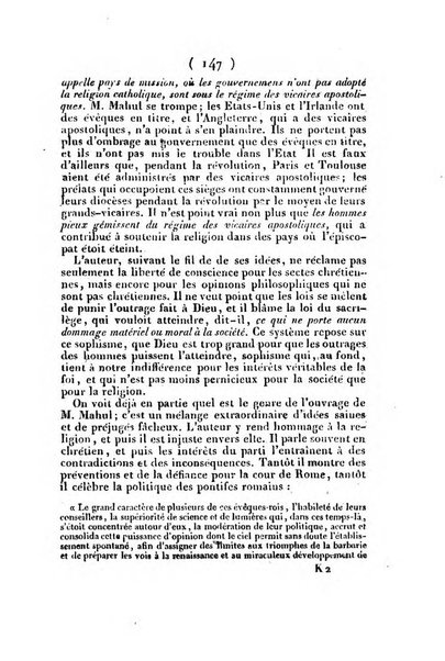 L'ami de la religion et du roi journal ecclesiastique, politique et litteraire