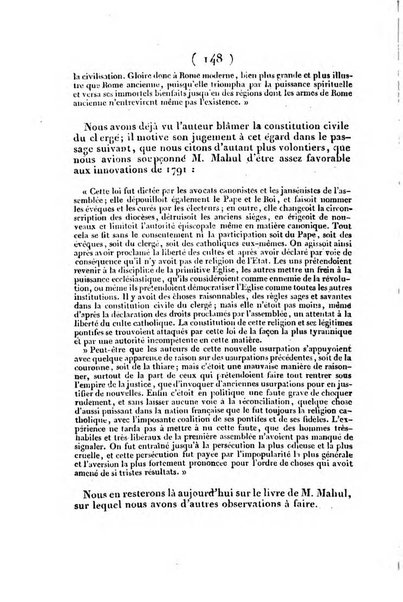 L'ami de la religion et du roi journal ecclesiastique, politique et litteraire