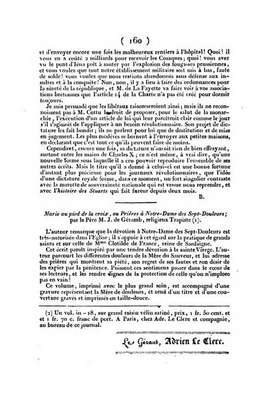 L'ami de la religion et du roi journal ecclesiastique, politique et litteraire