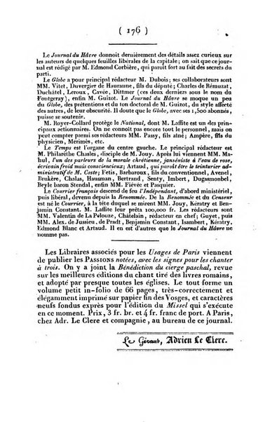 L'ami de la religion et du roi journal ecclesiastique, politique et litteraire