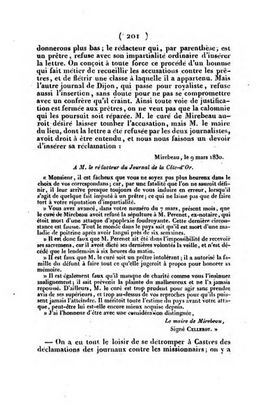 L'ami de la religion et du roi journal ecclesiastique, politique et litteraire