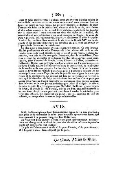 L'ami de la religion et du roi journal ecclesiastique, politique et litteraire