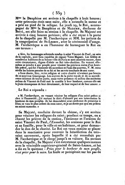 L'ami de la religion et du roi journal ecclesiastique, politique et litteraire