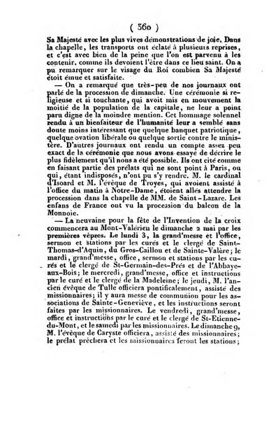 L'ami de la religion et du roi journal ecclesiastique, politique et litteraire