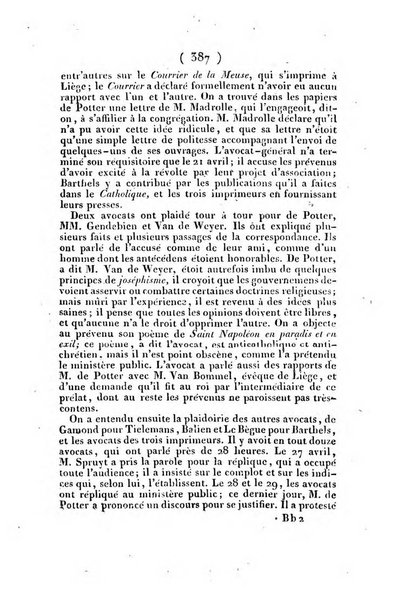 L'ami de la religion et du roi journal ecclesiastique, politique et litteraire