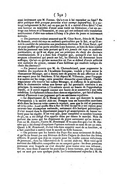 L'ami de la religion et du roi journal ecclesiastique, politique et litteraire