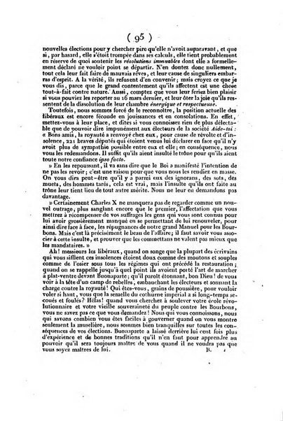 L'ami de la religion et du roi journal ecclesiastique, politique et litteraire