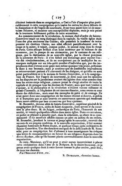 L'ami de la religion et du roi journal ecclesiastique, politique et litteraire