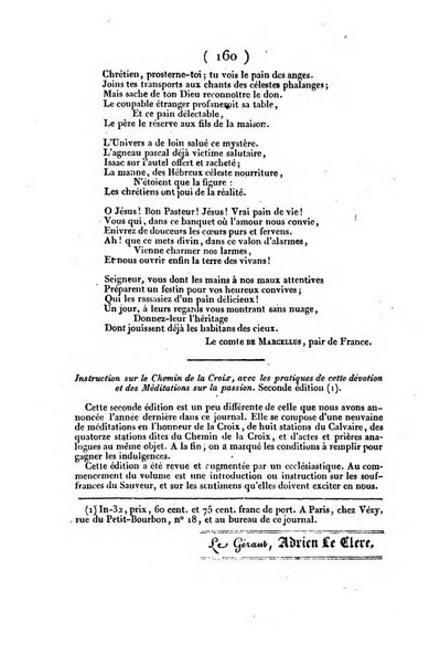 L'ami de la religion et du roi journal ecclesiastique, politique et litteraire