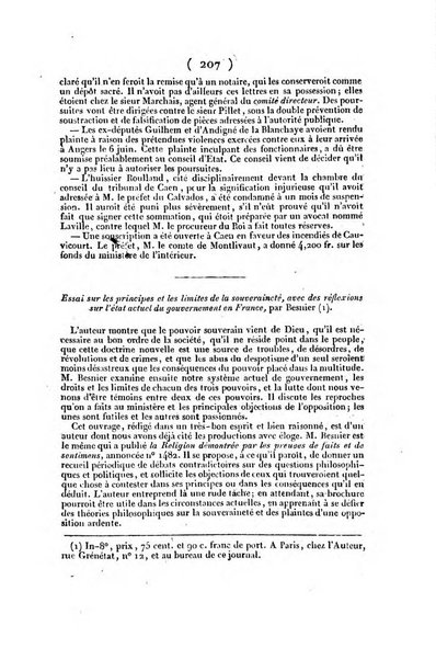 L'ami de la religion et du roi journal ecclesiastique, politique et litteraire