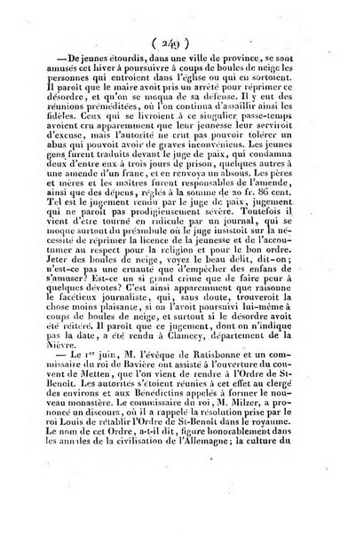 L'ami de la religion et du roi journal ecclesiastique, politique et litteraire