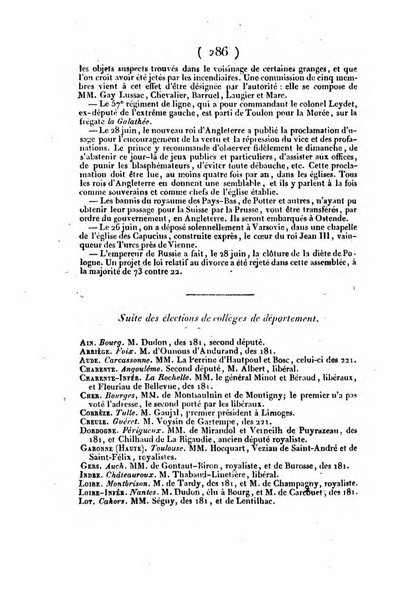 L'ami de la religion et du roi journal ecclesiastique, politique et litteraire