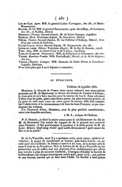 L'ami de la religion et du roi journal ecclesiastique, politique et litteraire