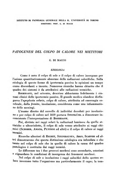 Lavoro umano rivista mensile di fisiologia, patologia e clinica del lavoro