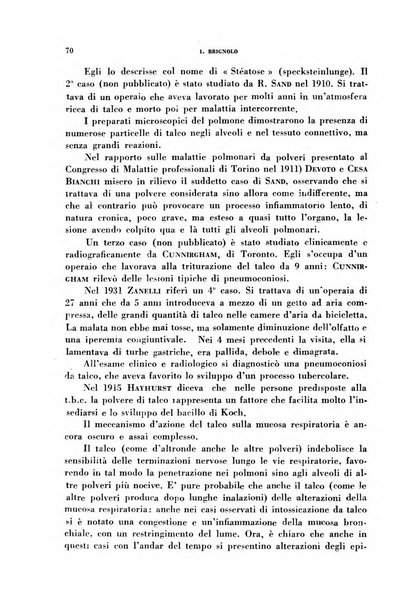 Lavoro umano rivista mensile di fisiologia, patologia e clinica del lavoro