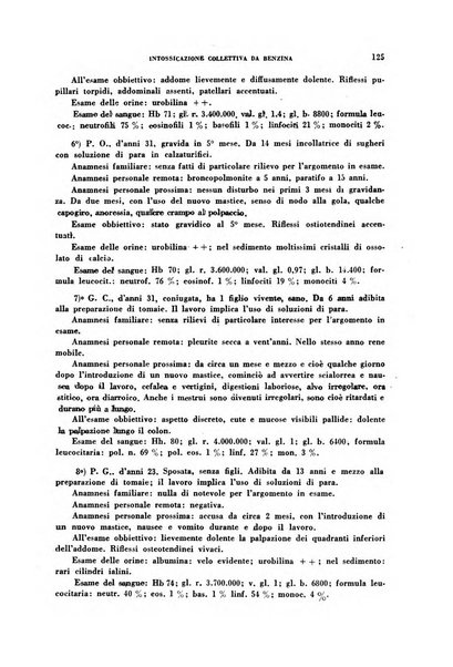 Lavoro umano rivista mensile di fisiologia, patologia e clinica del lavoro