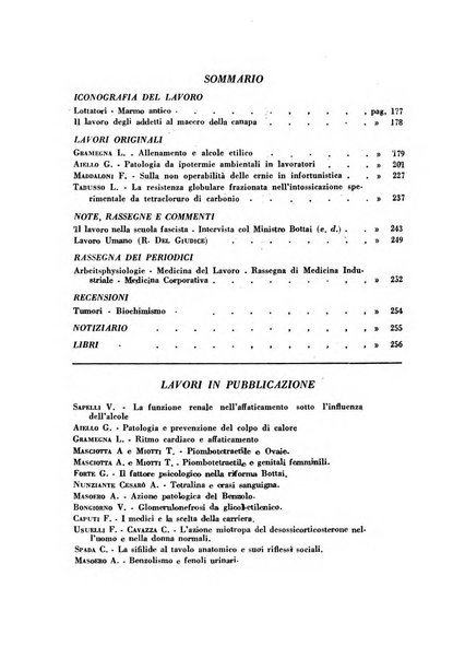 Lavoro umano rivista mensile di fisiologia, patologia e clinica del lavoro