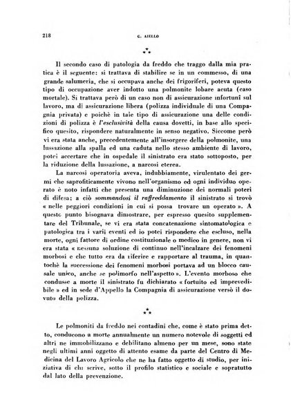 Lavoro umano rivista mensile di fisiologia, patologia e clinica del lavoro