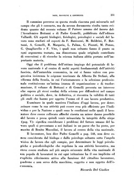 Lavoro umano rivista mensile di fisiologia, patologia e clinica del lavoro