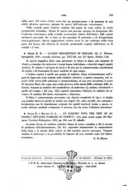 Lavoro umano rivista mensile di fisiologia, patologia e clinica del lavoro