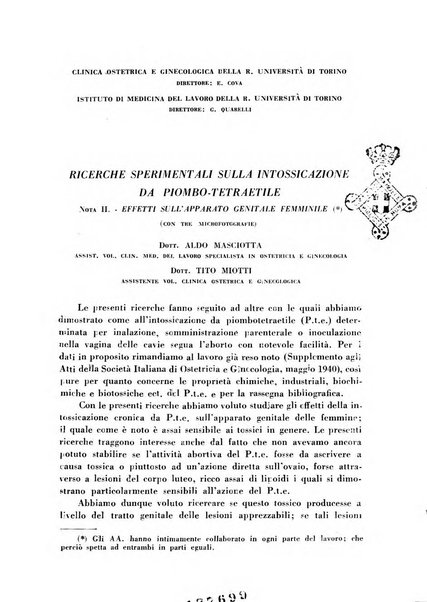 Lavoro umano rivista mensile di fisiologia, patologia e clinica del lavoro