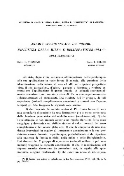 Lavoro umano rivista mensile di fisiologia, patologia e clinica del lavoro