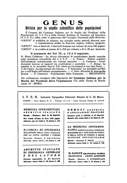 Lavoro umano rivista mensile di fisiologia, patologia e clinica del lavoro