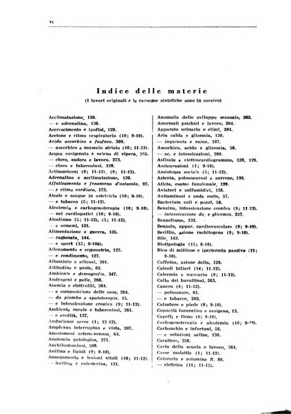 Lavoro umano rivista mensile di fisiologia, patologia e clinica del lavoro