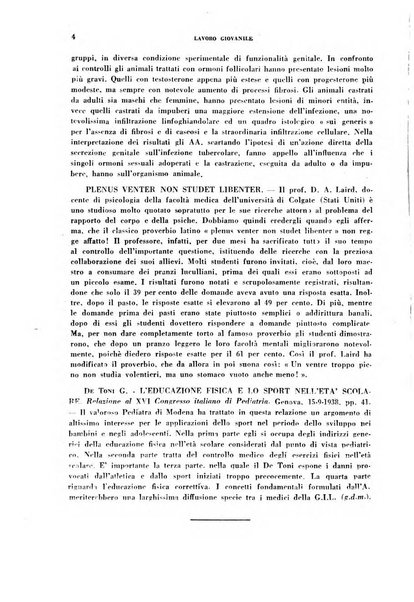 Lavoro umano rivista mensile di fisiologia, patologia e clinica del lavoro