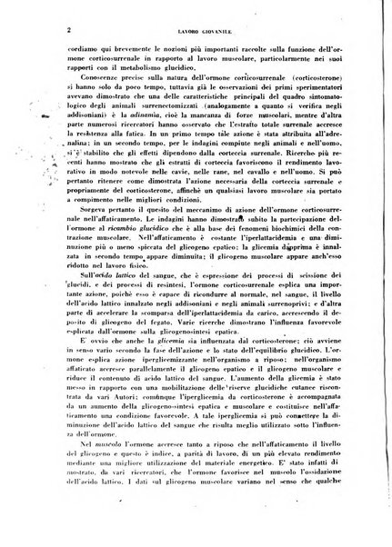 Lavoro umano rivista mensile di fisiologia, patologia e clinica del lavoro