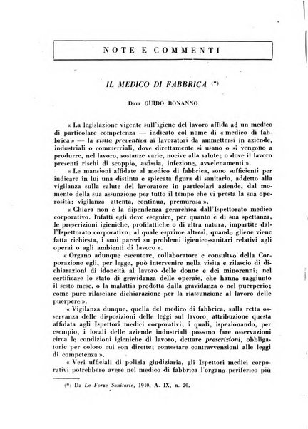 Lavoro umano rivista mensile di fisiologia, patologia e clinica del lavoro