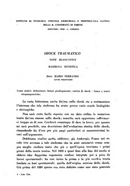 Lavoro umano rivista mensile di fisiologia, patologia e clinica del lavoro