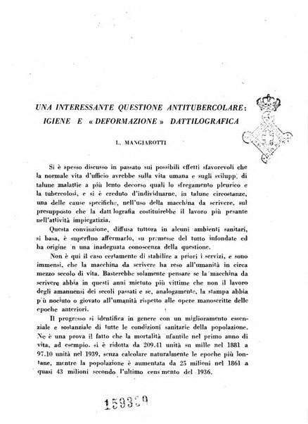 Lavoro umano rivista mensile di fisiologia, patologia e clinica del lavoro