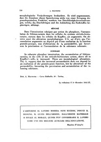 Lavoro umano rivista mensile di fisiologia, patologia e clinica del lavoro