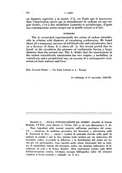 Lavoro umano rivista mensile di fisiologia, patologia e clinica del lavoro