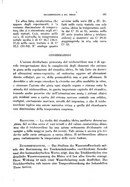 Lavoro umano rivista mensile di fisiologia, patologia e clinica del lavoro