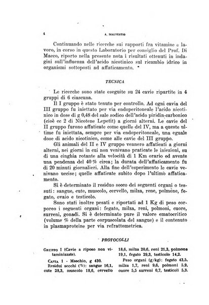 Lavoro umano rivista mensile di fisiologia, patologia e clinica del lavoro