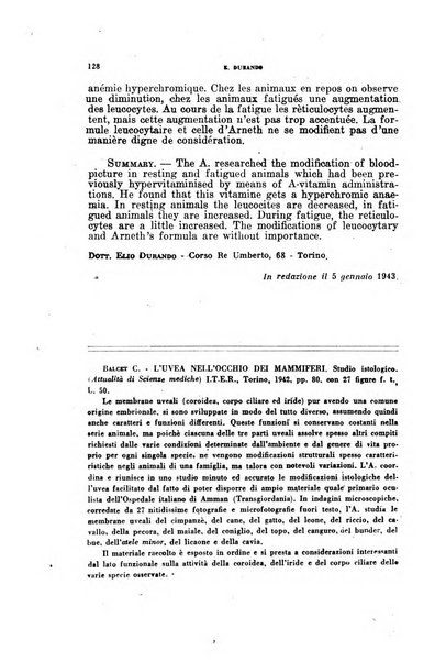 Lavoro umano rivista mensile di fisiologia, patologia e clinica del lavoro