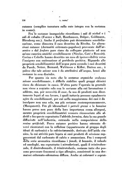 Lavoro umano rivista mensile di fisiologia, patologia e clinica del lavoro