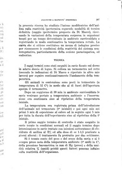 Lavoro umano rivista mensile di fisiologia, patologia e clinica del lavoro