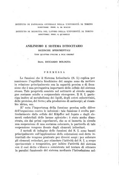 Lavoro umano rivista mensile di fisiologia, patologia e clinica del lavoro