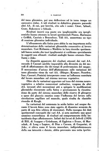 Lavoro umano rivista mensile di fisiologia, patologia e clinica del lavoro